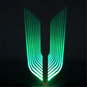 CNSUNNYLIGHT Car/Motorcycle LED Decoration Lights Emergency Signal Wings Lamp Projector Fog Warning