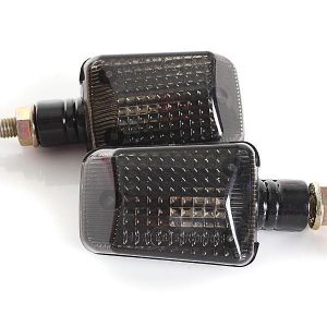 Motorcycle Motor Bike Turn Signal Indicators Light Lamp Amber