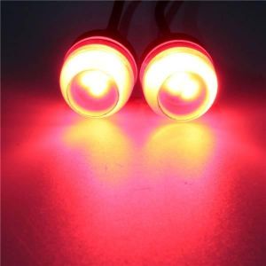 12V Motorcycle Car 5630 LED Eagle Eye Concave Mirror Light DRL Tail Lamp