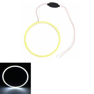 shopping אורות לאופנוע Circle Fog Lights DC 12V 24V 60-120mm COB Angel Eyes LED Light For  Motorcycle Car