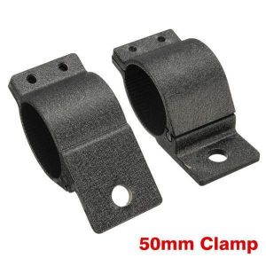 2pcs LED HID Bull Work Light Mounting Bracket Clamps Aluminum 50-75mm