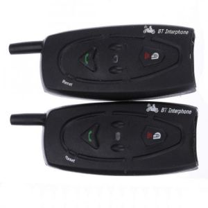 2pcs 500m Motorcycle Helmet Intercoms GPS Phone Headsets A2DP with bluetooth Function