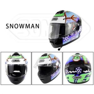 Soman SM962 DOT Motorcycle Helmet Full Face Motocross With bluetooth Headset