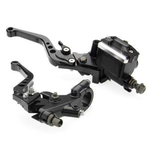 shopping גוף ושלד האופנוע Pair 7/8 Motorcycle Brake Master Cylinder Clutch Reservoir Levers Universal