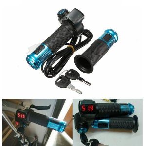 shopping גוף ושלד האופנוע 24V 36V 48V Scooter EBike Electric Throttle Grip Handlebar LED Digital Meter