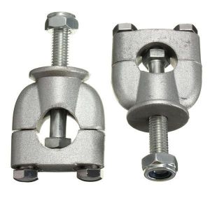 shopping גוף ושלד האופנוע 1Pair 22mm 7/8Inch Handlebar Riser Mount Clamps For Motorcycle Dirt Bike ATV