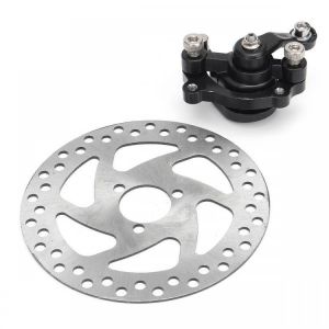 shopping גוף ושלד האופנוע 140mm Rear Disc Brake Rotors Caliper Kit Gas Mini Dirt Bike ATV Electric Scooter