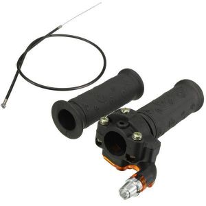 Twist Throttle Accelerator Grips&amp;Cable For ATV Quad Dirt Pit Bike 90/110/125CC