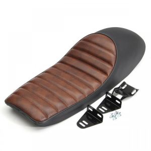 Hump Cafe Racer Vintage Seat Black Brown For Honda CB 400 550 750