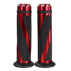 CNC Aluminum 7/8 Motorcycle Handlebar Rubber Hand Grips