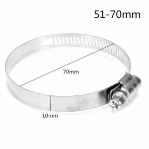 Multi-purpose Pipe Clamps Hose Clips Stainless Steel For Motorcycle Exhaust Pipe Faucet