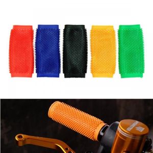 Motorcycle Anti-slip Soft Rubber Handlebar Grip Cover Motocross Dirt Pit Bike