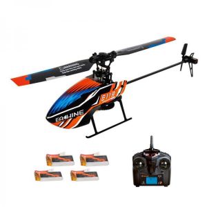 Eachine E119 2.4G 4CH 6-Axis Gyro Flybarless RC Helicopter RTF 3pcs 4pcs Batteries Version