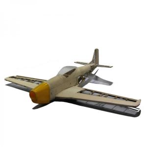 Mustang P51 1000mm Wingspan Balsa Wood Warbird RC Airplane Kit