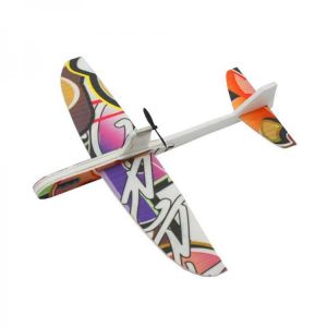 shopping רחפנים 290mm Wingspan PP Material Electric Capacitor Hand Throwing Free-flying Glider DIY Airplane Model