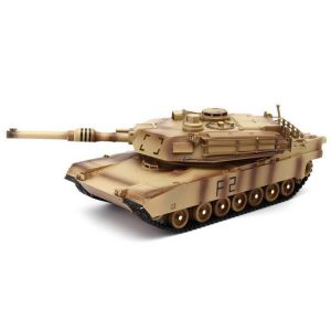 shopping רכב על שלט ToogLi 1/24 27MHZ 40CM US M1A2 RC Car Tank With Light Sound Military Vehicle Model Toys