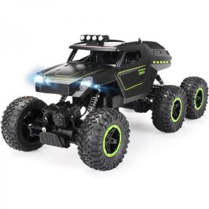 JJRC D824 1/12 2.4G 6WD Rc Car Green Color Off-road Climbing Truck Crawler w/ HeadLight RTR Toys
