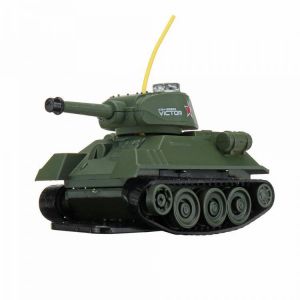 Happy Cow 777-215 4CH 68*41*40mm Mini Radio RC Car Army Battle Infrared Tank With Light Toy