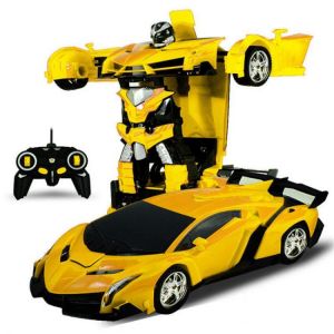 Rastar 2 In 1 Rc Car Sports Wireless Transformation Robot Models Deformation Fighting Toys