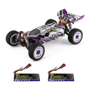 Wltoys 124019 RTR Two/Three Upgraded 2600mAh Battery 2.4G 4WD 60km/h Metal Chassis RC Car Vehicles Models Toys