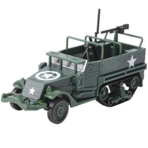 1:72 M3 DIY Assembly 4D Half Track Armored Diecast Vehicle Model for Kids Gift