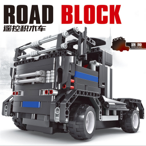 Qihui Blocks Electrical Remote Control Cars Children&#039;s Educational Toys