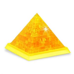 Novelty IQ Crystal Blocks Jigsaw Puzzles Toy 3D Pyramid DIY Model Gift