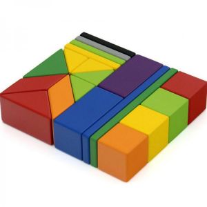 XIAOMI MITU 20PCS Magnetic Wooden Blocks Toys Puzzle Jigsaw Kids Educational Gift