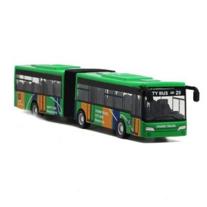 18.5cm 7.3" Alloy Bus 1:32 Diecast Model Toy Car Model Kid Gift House Play Toy