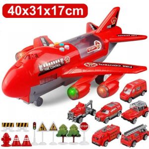 Music Story Simulation Track Inertia Children's Toy Aircraft Large Size Passenger Plane Kids Airliner Toys