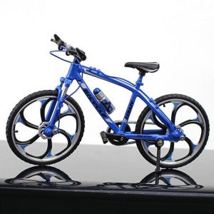 shopping מכוניות וכלי רכב 1:10 Mini Bike Model Openable Folding Mountain Bicycle Bend Racing Alloy Model Toys