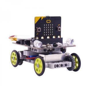 YahBoom Micro:bit DIY 9 In 1 Programmable Block Building Tracking Obstacle Avoidance Smart RC Robot Kit