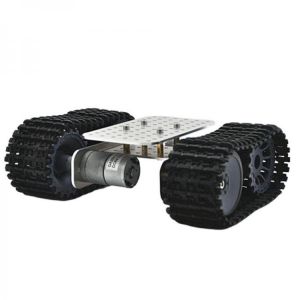 D-39 DIY Smart Aluminous RC Robot Car Tank Chassis Base With DC 12V 1:46 Motor