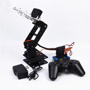 DIY SNAM5000 Aluminous 4DOF RC Robot Arm PS2 Stick Control With MG996 Servos