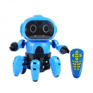Upgraded MoFun-963 DIY 6-Legged RC Robot Infrared Obstacle Avoidance Gesture Control Programmable With Transmitter