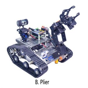 Xiao R WiFi Video Robot Arm Car with Gimbal Camera Raspberry Pi 4B Built-in bluetooth Wifi Module