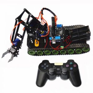 Remote Control Robot Tank Toys RC Robot Chassis Kit With Servo  PS2 Mearm