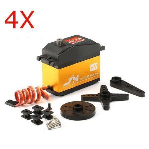 4X JX Servo PDI-HV2060MG 60KG High Torque 180&deg; Digital Servo for RC Model