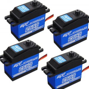 4PCS SPT5525LV-210 25KG Digital Servo 210&deg; Large Torque Metal Gear For RC Robot