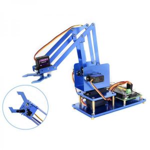 Waveshare Raspberry Pi 3B+ 3B Board DIY 4DOF Metal RC Robot Arm With Digital Servos