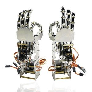 DIY 5DOF Robot Five Fingers Metal Manipulator Arm Left and Right Hand QDS-1601