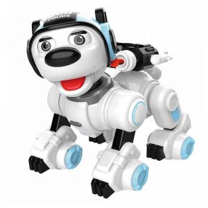 Mofun 1901 Smart Dog Programmable Infrared/Touch Control Patrol Dance Sing Shooting RC Robot Toy Gift