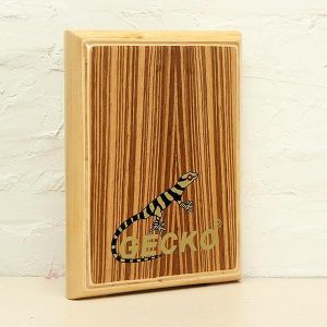 Gecko Percussion PAD-2 Zebra Wood Cajon Drum with Bag