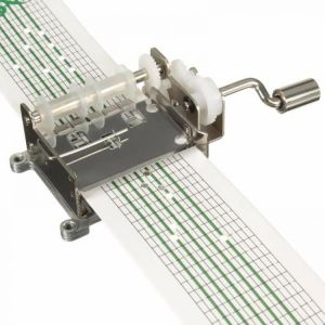 DIY Hand-cranked Music Box with 20Pcs 15 Tone Blank Paper Tape&amp;Hole Puncher
