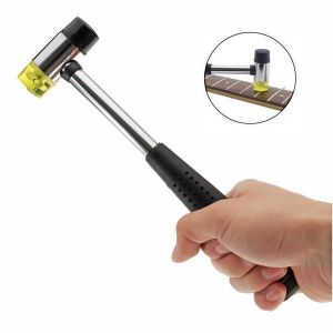 Double Plastic Head Fret Hammer Repair Tool for Guitar Bass Replacement