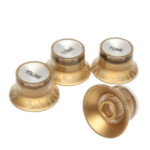 2 Volume&amp; 2 Tone Gold Guitar Knob for LP/SG Style Electric Guitar