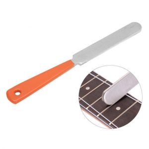 Guitar Fret Crowning Luthier File Stainless Steel Narrow Dual Cutting Edges Tool