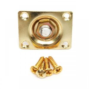 Square Style Jack Plate Guitar Bass Jack 1/4 Output Input Jack Socket For Electric Guitar Accessorie