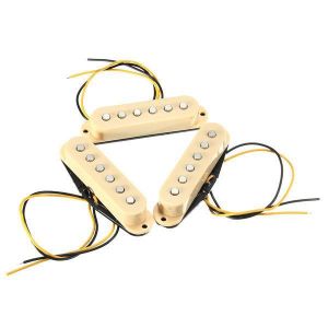 3Pcs Vintage Clean Guitar Pickups For Fender Stratocaster Strat Squier