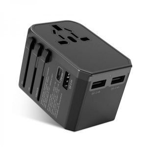 shopping טאבלט PC Wontravel JY-308PRO 45W 3 USB+PD QC 3.0 Multifunction Worldwide Travel Charger Converter Adapter Plug